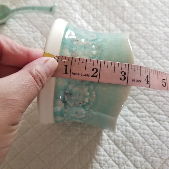 Anthropologie | (2) Old Havana Creamer & Sugar Bowl With Spoon Set - Picture 9 of 9